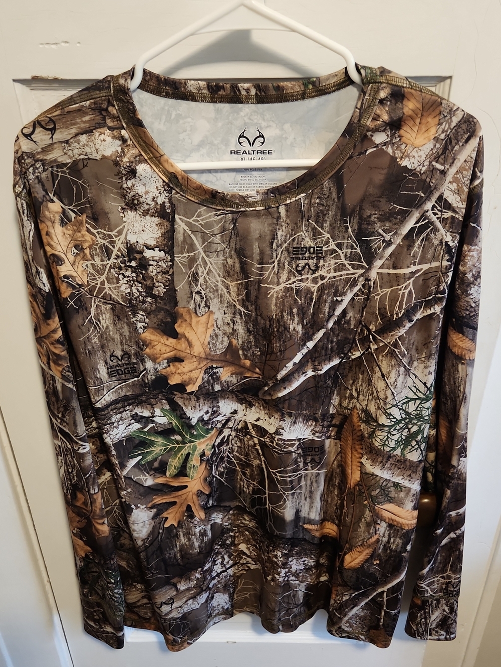 Realtree Men’s Long-Sleeve Camo Shirt Baselayer - XL